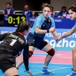 Indian women’s kabaddi team wins an exciting first match